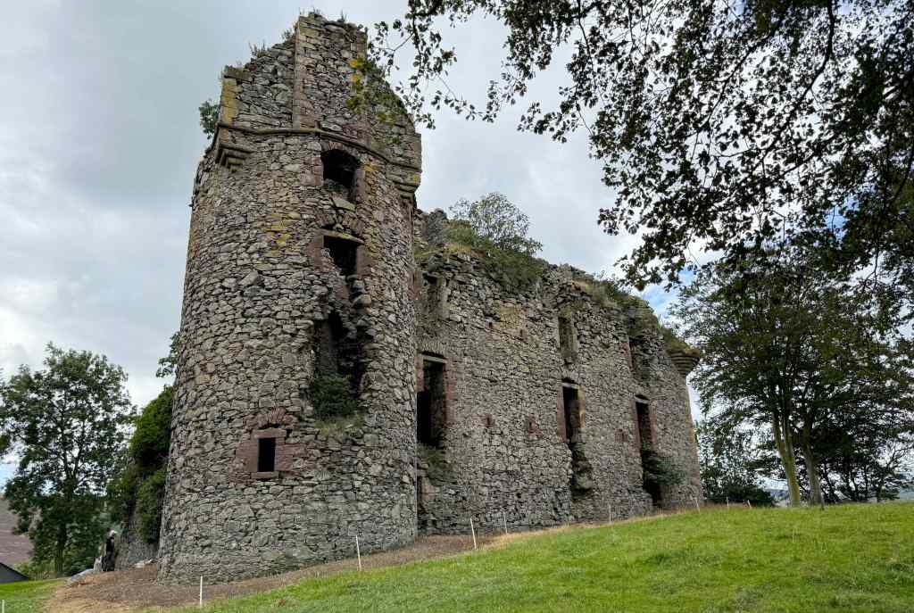 Drochil Castle ruins, and the legacy of James Douglas